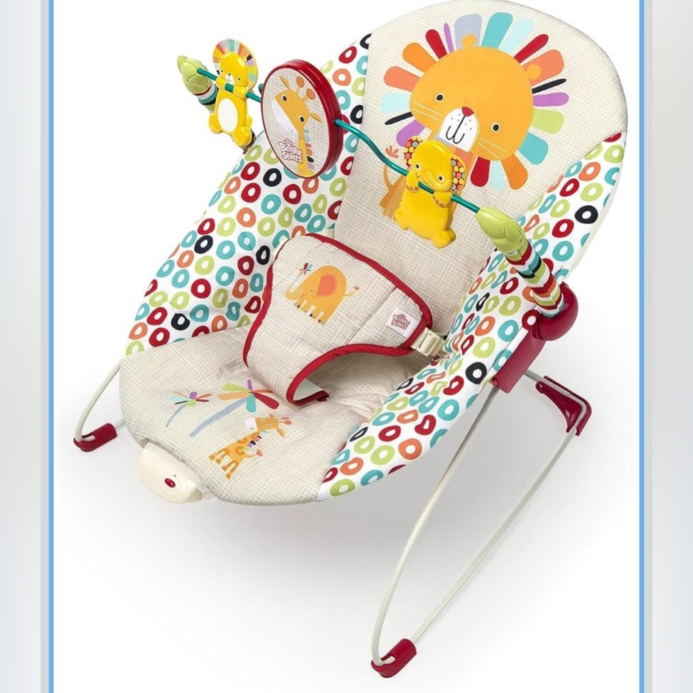 Bright Starts Baby Bouncer Soothing Vibrations Infant Seat - 0-6M